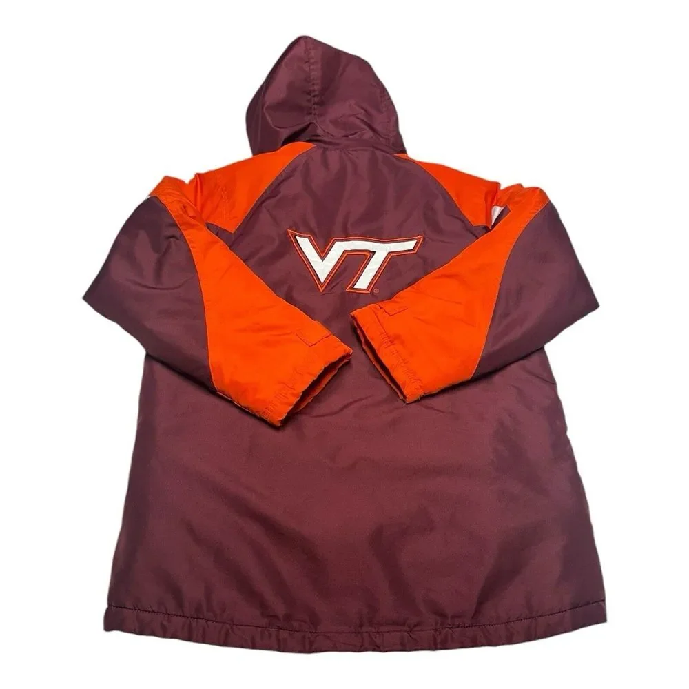 NCAA Outerstuff Virginia Tech Hokies Hooded Puffer Coat Jacket‎ YOUTH Size 14/16
